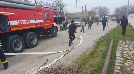 Siyəzəndə evdə YANĞIN – 52 min manatlıq cihaz yandı – ÖZƏL-FOTO/VİDEO 