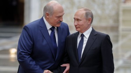 Lukaşenko və Putin Azərbaycandan keçəcək nəqliyyat dəhlizindən DANIŞDILAR 