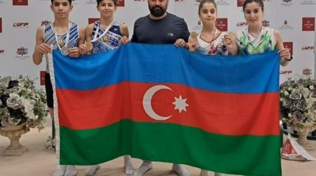 Azərbaycan gimnastları beynəlxalq turnirdə 4 medal qazandılar