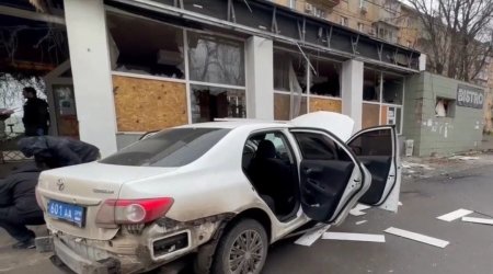 Mariupolun “polis rəisi”nin avtomobili partladıldı – VİDEO