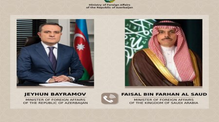 Ceyhun Bayramov Səudiyyə Ərəbistanından olan həmkarı ilə regional prosesləri müzakirə etdi