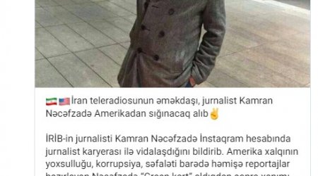 İran teleradiosunun əməkdaşı ABŞ-dən sığınacaq aldı - FOTO 