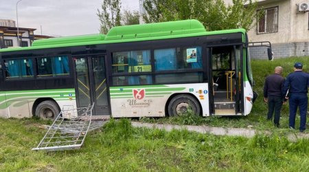 Qazaxıstanda sürücüsüz avtobus 4 nəfərin ölümünə SƏBƏB OLDU - FOTO 