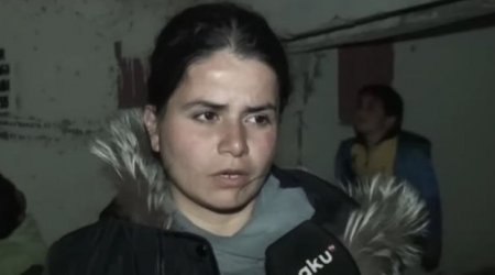 Sumqayıtda ana dörd uşağı ilə küçədə gecələyir? - VİDEO