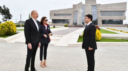 Prezident və birinci xanım Neftçala rayonuna səfər ediblər - FOTO/VİDEO