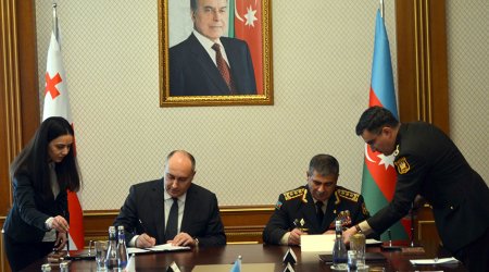 Azərbaycan və Gürcüstan arasında müdafiə sahəsində əməkdaşlıq Sazişi imzalandı - VİDEO