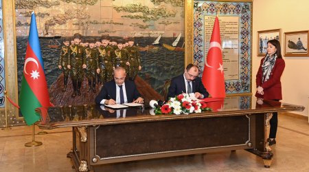 Azərbaycanla Türkiyə arasında ticarət sazişinə dəyişiklik haqqında protokol İMZALANDI - FOTO 
