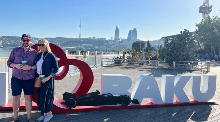 ABŞ vətəndaşları da Formula 1 Azərbaycan Qran-Prisini izləyib - FOTO