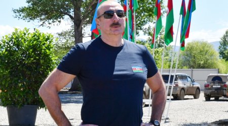 Prezident Zəngilan Rayon Mərkəzi Xəstəxanasının təməlini qoyub