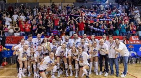 Azərbaycanlı voleybolçu Macarıstan çempionu oldu