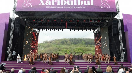 Cıdır düzündə “Xarıbülbül” festivalının açılış konserti olub - FOTO 