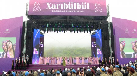 Şuşada “Xarıbülbül” Beynəlxalq Musiqi Festivalının qala-konserti olub - FOTO 