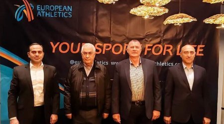 Cavid Qurbanov Avropa Atletika Federasiyasının prezidenti ilə GÖRÜŞDÜ