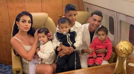 Ronaldo və Corcina əkizlərinə doğum günü keçirdilər - FOTO