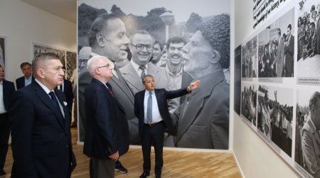 Beynəlxalq tədbirin iştirakçıları Şuşa şəhərində bərpa və yenidənqurma işləri ilə tanış olublar - FOTO 