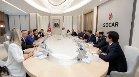 SOCAR-ın prezidenti Polşa şirkətinin İdarə Heyətinin sədri ilə görüşüb - FOTO 