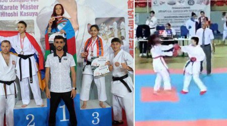 İdmançımıza qarşı təxribat törədən erməni gümüş medaldan məhrum edildi - VİDEO