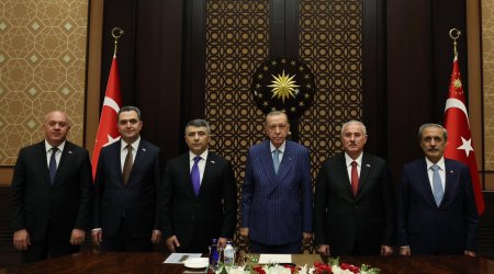 Ərdoğan Azərbaycan Ali Məhkəməsinin sədrini qəbul edib - FOTO 