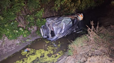 Lənkəranda polis yol qəzasında öldü - FOTO