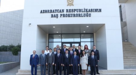 Moldovanın Baş prokurorluğunun nümayəndə heyəti Azərbaycana GƏLİB - FOTO 