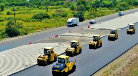 Bərdə-Ağdam yolunun tikintisi YEKUNLAŞIR - FOTO 