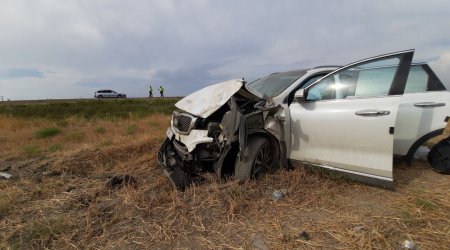 Kürdəmirdə daha bir QƏZA: Xəsarət alanlar var – FOTO/VİDEO  