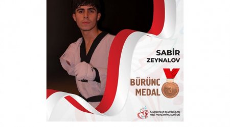 İdmançımız Avropa paralimpiya çempionatında bürünc medal qazanıb