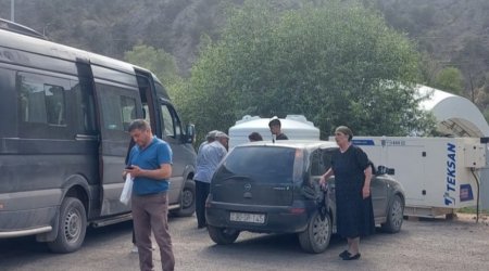 Bu gün daha 13 laçınlı ailə doğma yurduna qovuşdu - FOTO