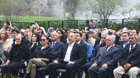 Prezident və xanımı Laçında bayram konsertində - FOTO/VİDEO 