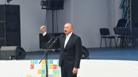 Prezident: “Tarixi Zəfər çalaraq bütün dünyaya Azərbaycan xalqının gücünü göstərdik”