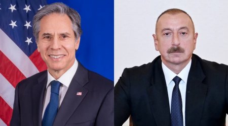 ABŞ Dövlət katibi Antoni Blinken Prezident İlham Əliyevə zəng edib