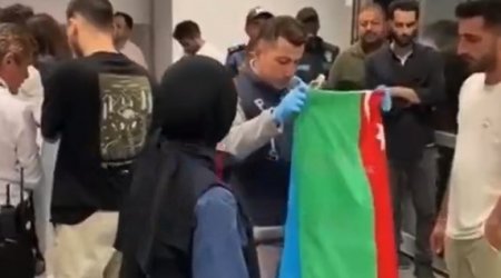 Türk polisindən Azərbaycan bayrağına EHTİRAM - ANBAAN VİDEO 