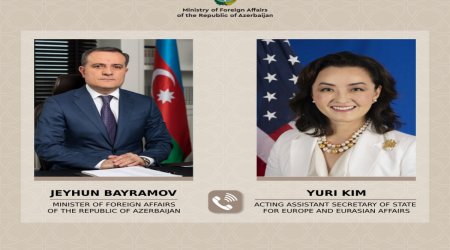 Ceyhun Bayramov ABŞ rəsmisini qondarma rejimin artan təxribatları barədə MƏLUMATLANDIRDI 