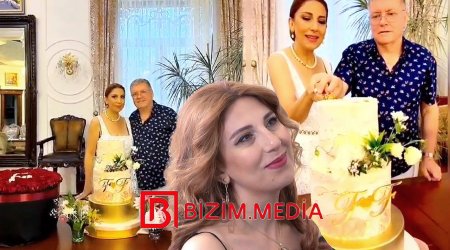 Fidan Hacıyeva ingilis əri ilə evliliklərinin 20-ci ilini lüks evlərində qeyd etdilər - VİDEO 