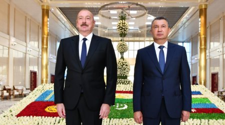 İlham Əliyev Tacikistana getdi - FOTO\VİDEO