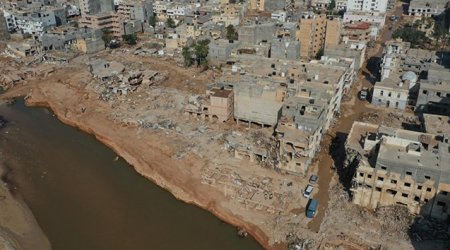Liviya sel fəlakətindən sonra - FOTO