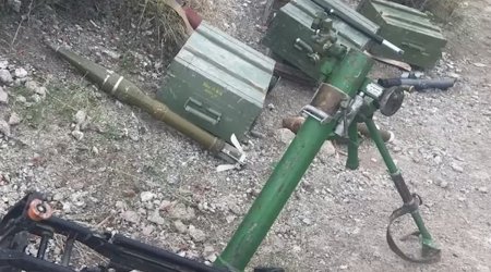 Separatçılar Ağdam yaxınlığında silahlarını atıb QAÇDILAR - VİDEO 
