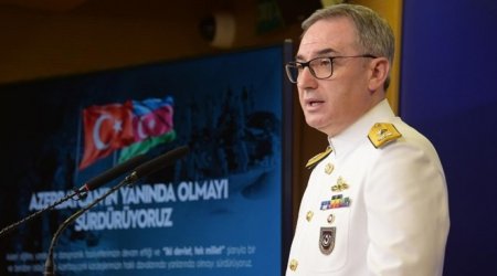 Türkiyəli kontr-admiral: Azərbaycanı hər zaman dəstəkləyəcəyik