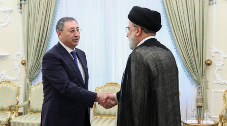 Xələf Xələfov İran Prezidenti Seyid İbrahim Rəisi ilə görüşüb - FOTO 