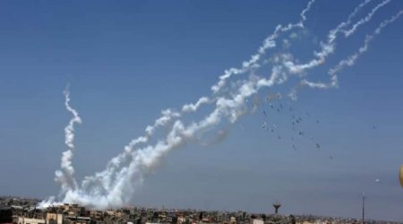 İsrail aviasiyası terrorçuların qaynar nöqtələrini belə bombalayır - VİDEO