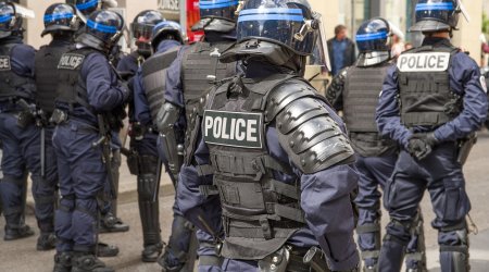 Fransada polislə Fələstini dəstəkləyən kütlə arasında QARŞIDURMA - ANBAAN VİDEO 