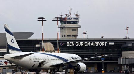 İsrailin hava limanında bütün uçuşlar dayandırılıb