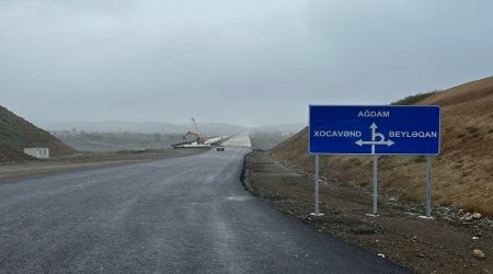 Ağdam-Füzuli avtomobil yolunun tikintisi ilə bağlı YENİ XƏBƏR