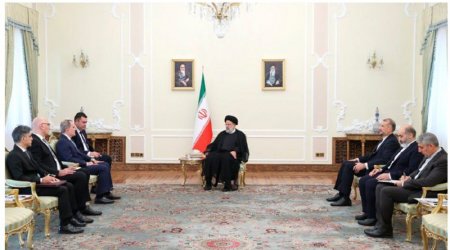 İran Prezidenti Ceyhun Bayramovu QƏBUL EDİB 