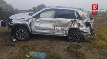 Kürdəmirdə avtomobil AŞDI: Ölən və xəsarət alanlar var – FOTO/VİDEO  