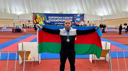 Qarabağda Bərpa, Tikinti və İdarəetmə xidmətinin əməkdaşı karate üzrə Avropa üçüncüsü oldu