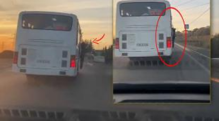 Bakıda avtobus sürücüsü sərnişinlərin həyatını təhlükəyə ATDI – VİDEO 
