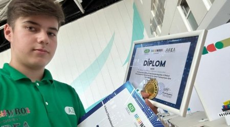 Qarabağ şəhidinin oğlu Dünya Robot Olimpiadasında 2-ci yeri TUTDU – FOTO/VİDEO  