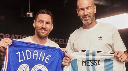 Zidanın ABŞ-da Messi ilə MARAQLI DİALOQU - VİDEO