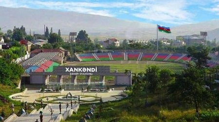 Jurnalistlərimiz Xankəndi stadionunda futbol oynadılar - FOTO/VİDEO